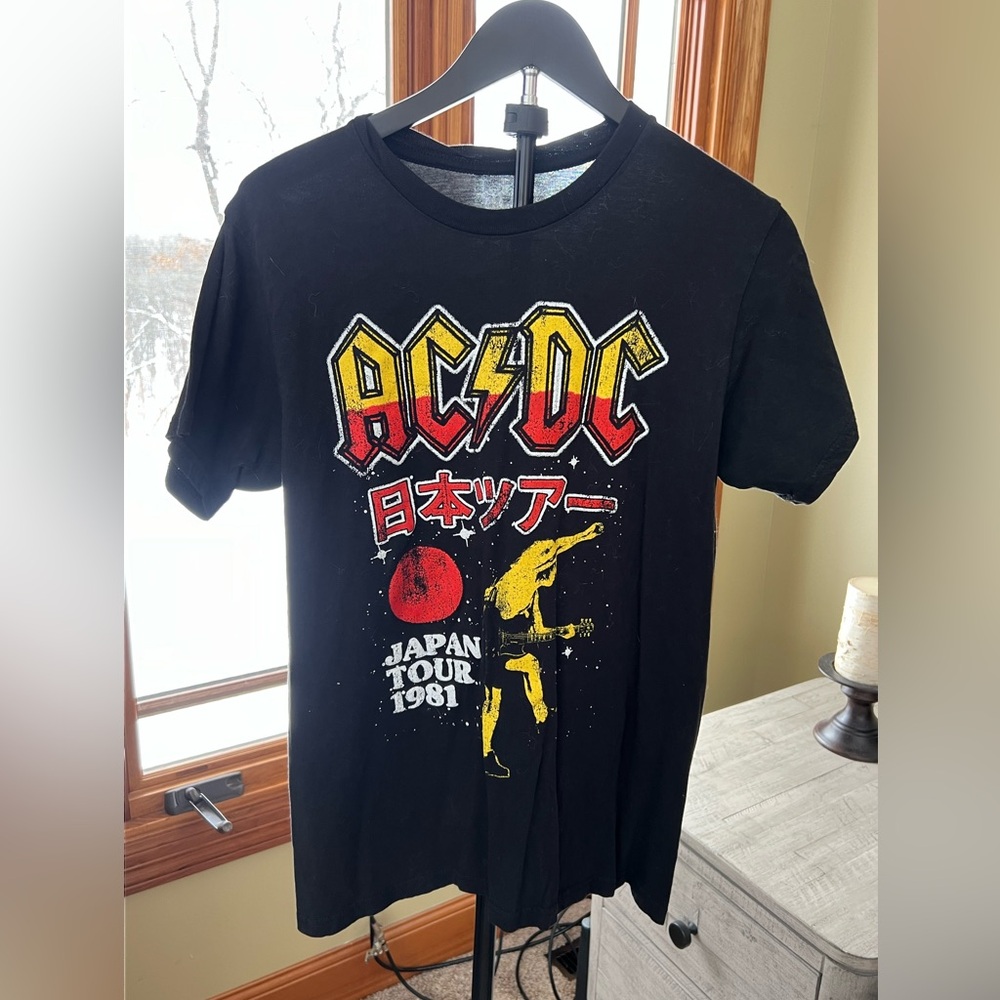 AC/DC Black Graphic T-Shirt